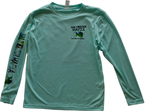 Tacky Jacks "Add a Little Salt to Your Life" Youth Long Sleeve Performance Shirt