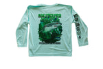 Tacky Jacks "White Shark" Youth Long Sleeve Performance Shirt