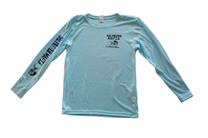 Tacky Jacks "White Shark" Youth Long Sleeve Performance Shirt