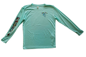 Tacky Jacks "Controlling the No Wake Zone" Youth Long Sleeve Performance Shirt