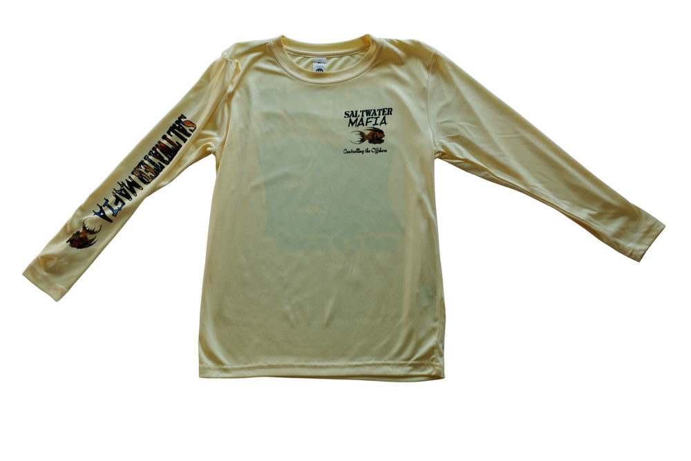 Tacky Jacks "Bad to the Bones" Youth Long Sleeve Performance Shirt