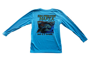 Tacky Jacks "Bad to the Bones" Youth Long Sleeve Performance Shirt